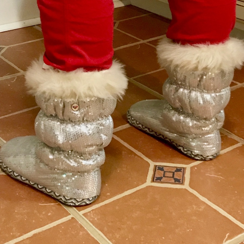 Roxy Sequin Booties - image 4